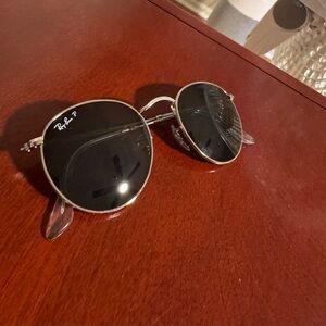 Ray-Ban Silver and Black Sunglasses